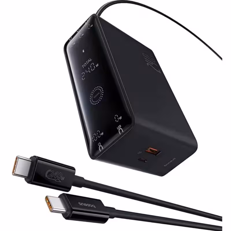 شارژر رومیزی 240 وات بیسوس مدل Ultra Fast 240W