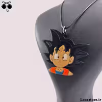 گردنبند و آویز چوبی انیمه دراگون بال طرح گوکو Goku
