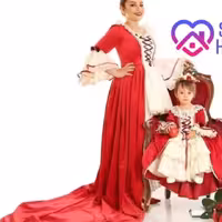 ست مادر دختری قرمز 