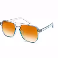 عینک خلبانی مربعی Prada آبی و لنز زرد