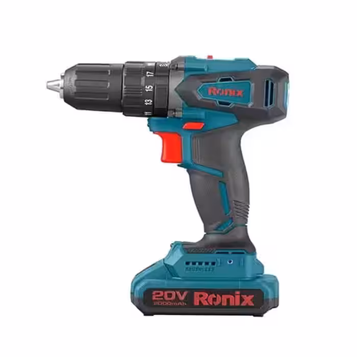 کیت دریل پیچ‌گوشتی چکشی شارژی 13 میلی‌متری براش‌لس 20 ولت تاپ لاین 8900K