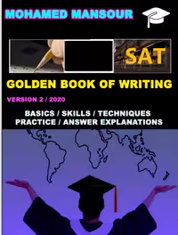 کتاب 2020 SAT golden book of writing  رنگی