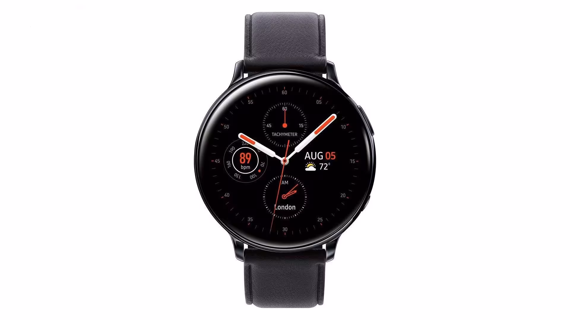 ساعت هوشمند سامسونگ مدل Galaxy Watch Active2 40mm بند چرم
