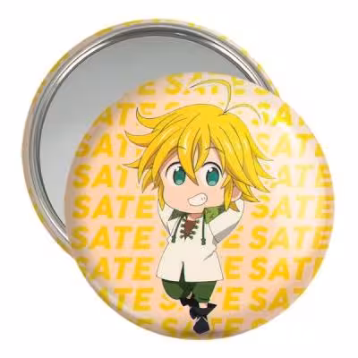 آینه جیبی خندالو مدل ملیوداس انیمه هفت گناه کبیره کد 17538