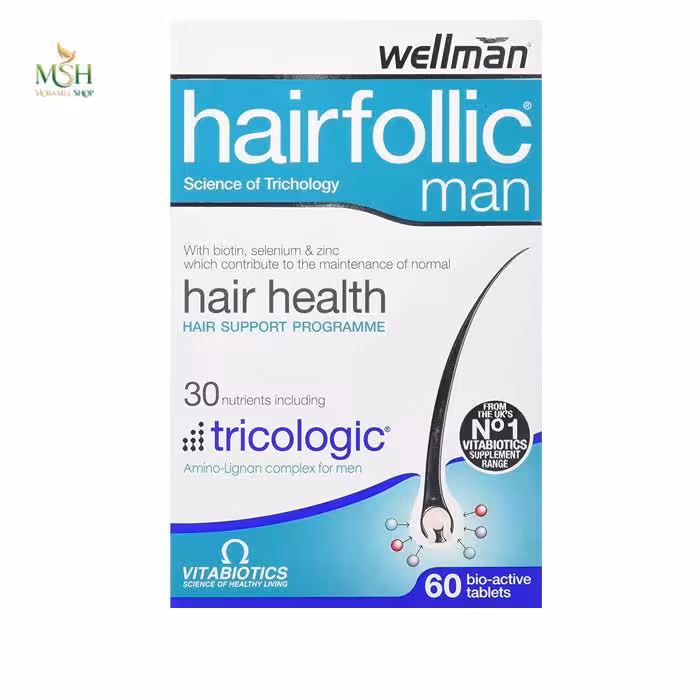 هیرفولیک من ویتابیوتیکس | Vitabiotics Hairfollic Man