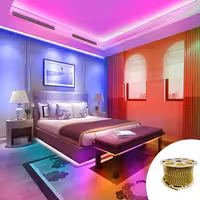 ریسه ال ای دی مدل شلنگی کد 5730 به همراه رابط ریسه طول 20 متری