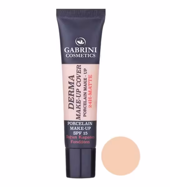 کرم پودر گابرینی سری Derma با SPF15 شماره 102 حجم 40 میل