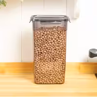 بانکه درب قفلدار فولی لایف ضدنشتی 3200 میلی لیتری رنگ دودی (tesny) کد 5013