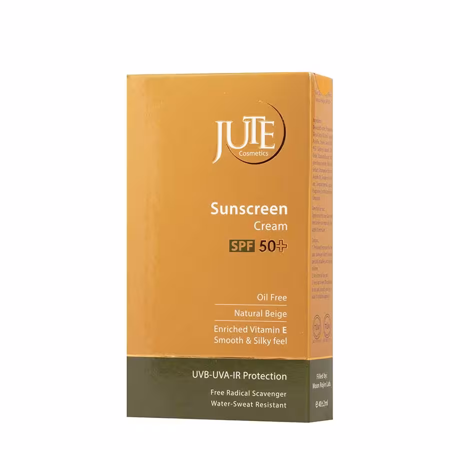 کرم ضدآفتاب ژوت SPF50 مناسب پوست چرب | بژ طبیعی