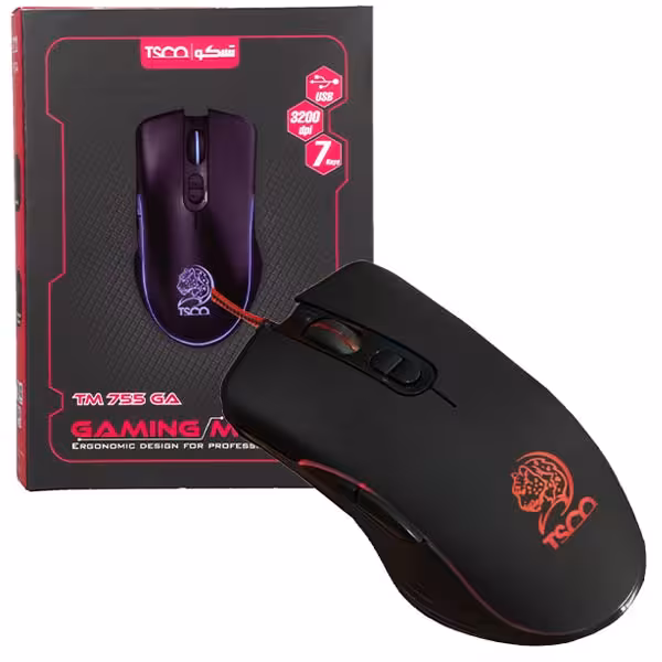 موس گیمینگ تسکو مدل TM 755 GA