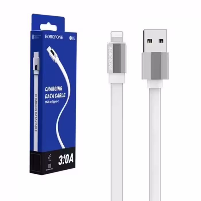کابل شارژ آیفون Borofone BU8 Lightning – طول 1.2 متر