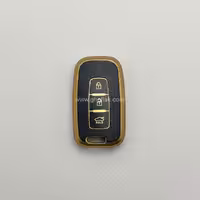 کاور ریموت هیوندایی و کیا سه دکمه طرح چرم