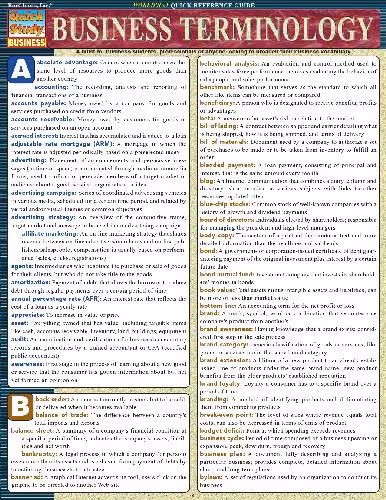 خرید و دانلود نسخه کامل کتاب BarCharts QuickStudy Business Terminology