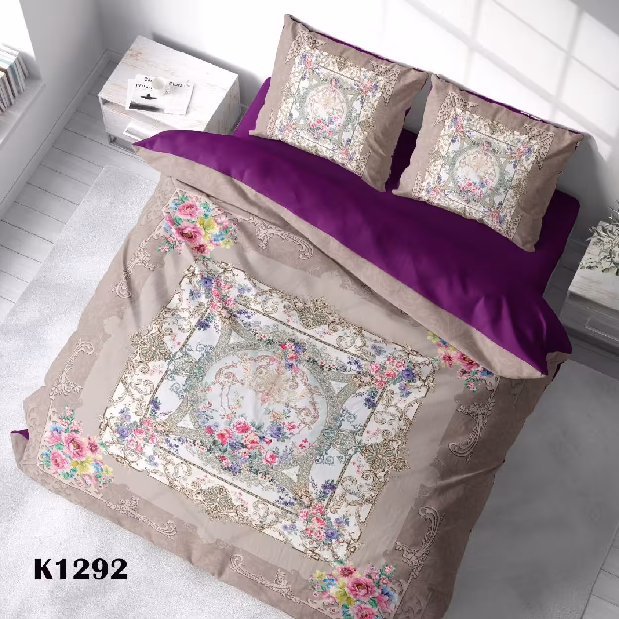 سرویس روتختی ترک إو turkev کد K-1292 دونفره 6 تکه