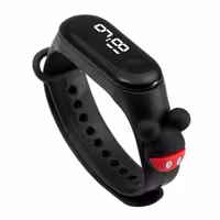 ساعت دکهه لمسی نور سفید