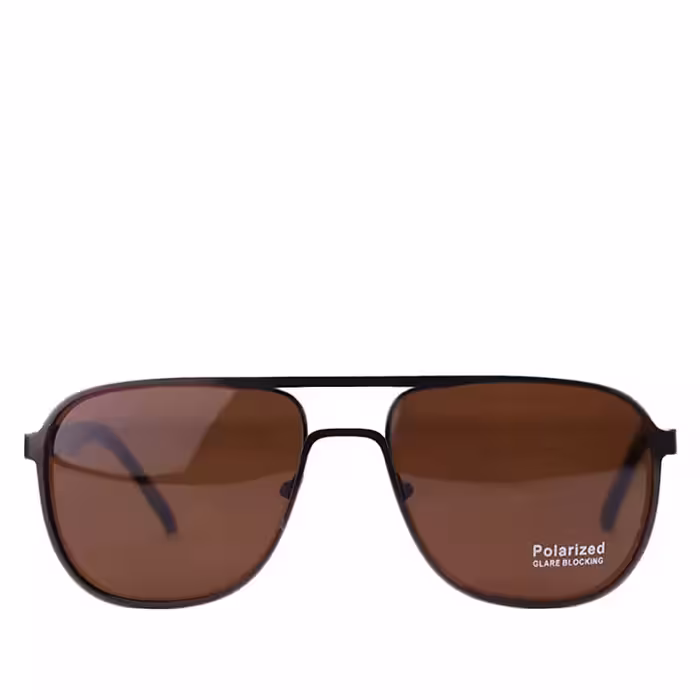 عینک آفتابی فریم فلزی قهوه ای پلاریزه 7019/3