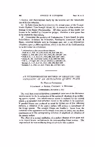خرید و دانلود نسخه کامل کتاب An interferometer method of observing the vibrations of an oscillating quartz plate