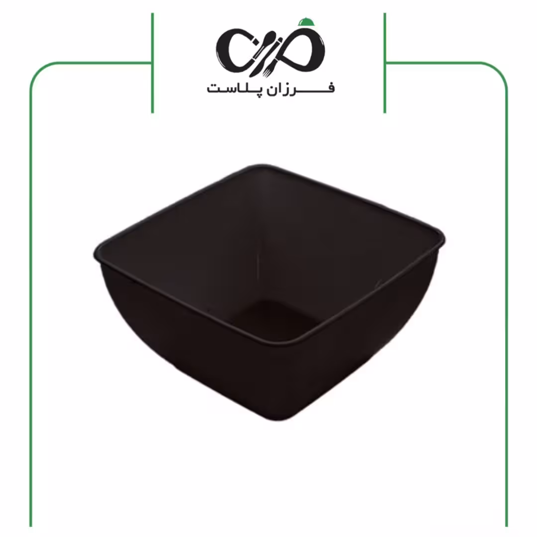 پیاله یکبار مصرف لوکس مشکی 350cc کوشا (6 عددی)