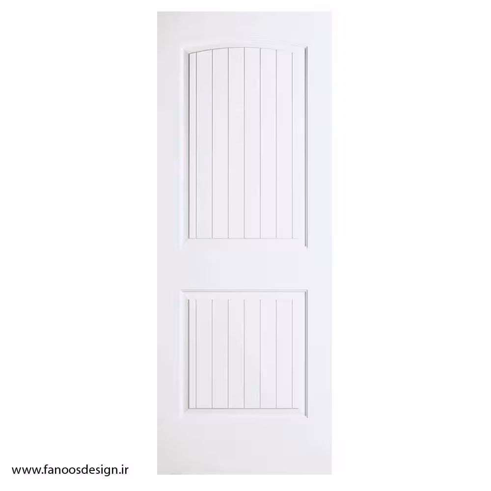 درب داخلی سفید با طراحی ساده کد 1338