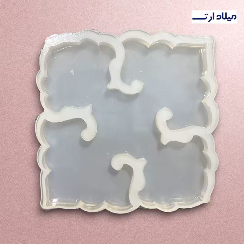 قالب سیلیکونی مربع تذهیبی 13 سانت