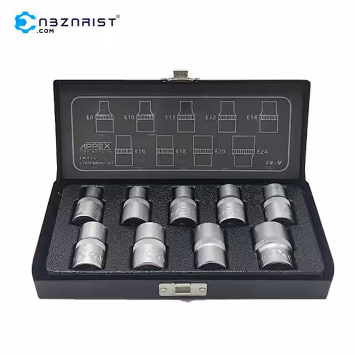 ست جعبه بکس 9 عددی اپکس مدل 6038