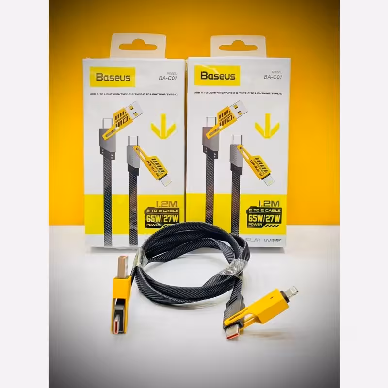 کابل 4 کاره اورجینال مناسب تمام مدلها فست شارژ باکیفیت