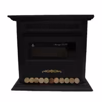 بخاری گازی شارق توس طرح شومینه مدل هیوا 28000