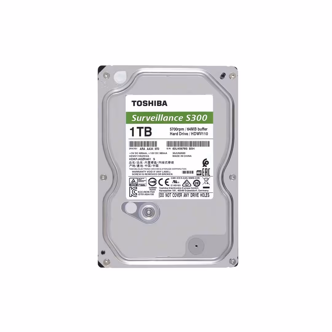 هارد اینترنال توشیبا Surveillance S300 ظرفیت 1 ترابایت