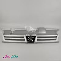 شبکه (جلو پنجره) پژو 405 نقره‌ای با آرم شیر شرکتی ایساکو اصل 0530104299