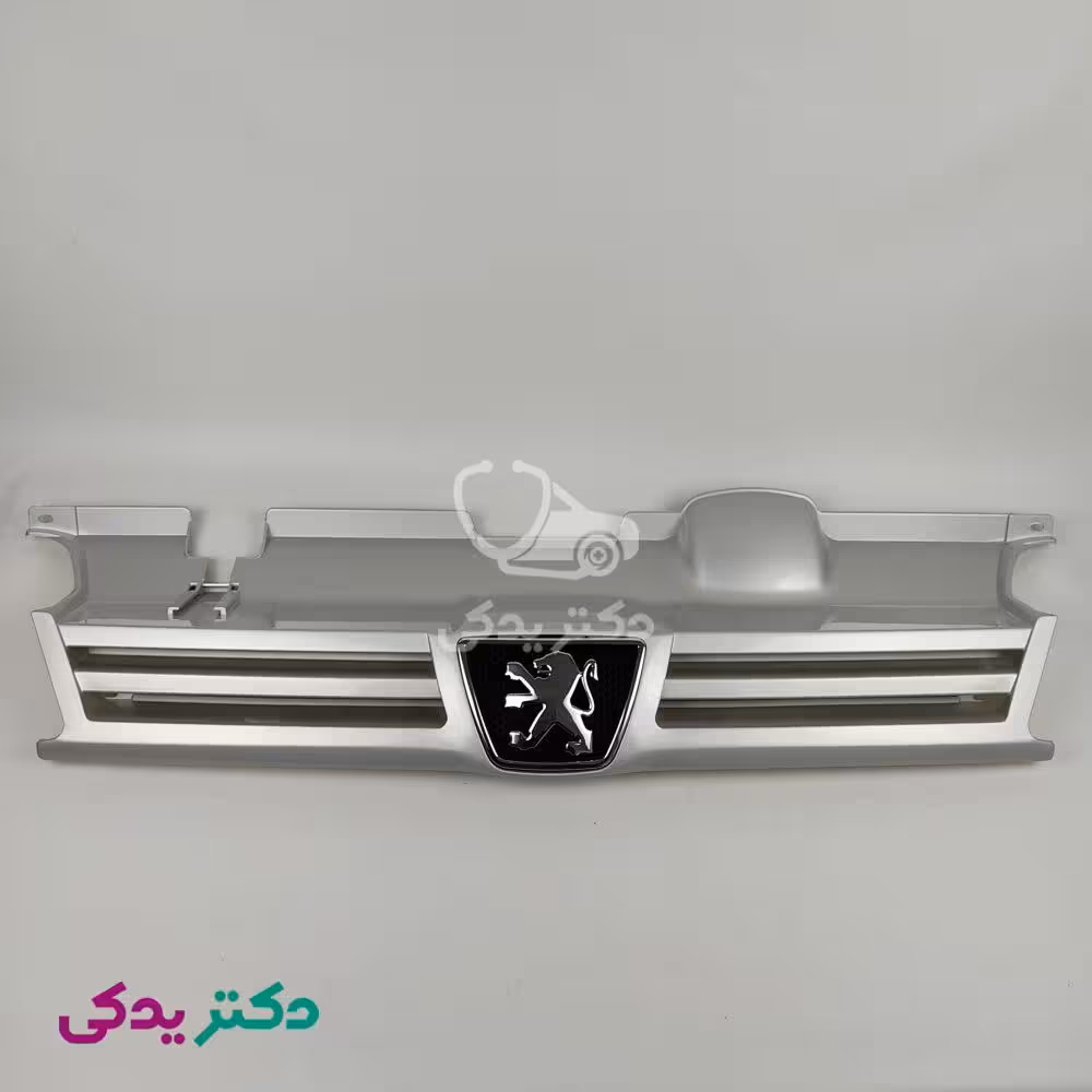 شبکه (جلو پنجره) پژو 405 نقرهای با آرم شیر شرکتی ایساکو اصل 0530104299