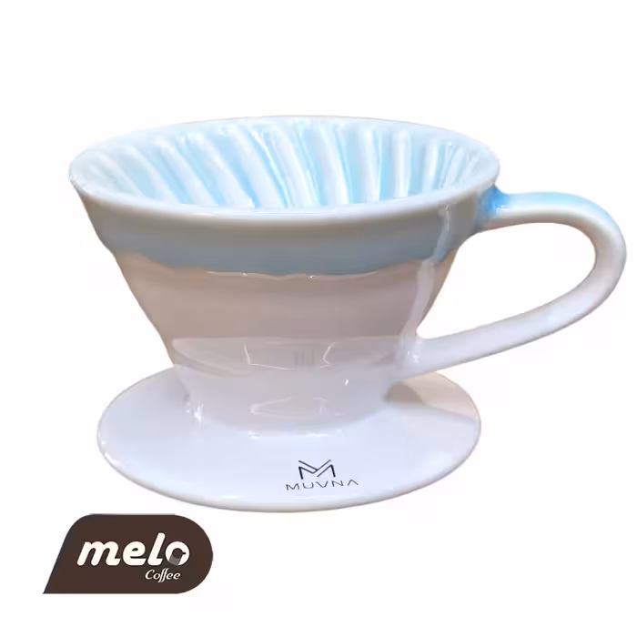 وی شصت V60 آبی روشن برند Muvna سایز 1-2 فنجان