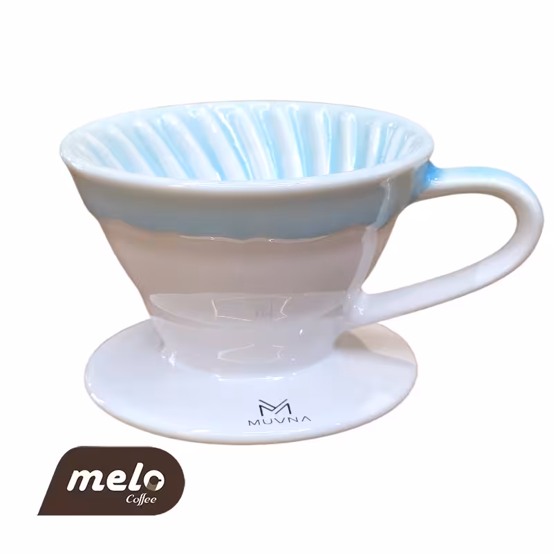 وی شصت V60 آبی روشن برند Muvna سایز 1-2 فنجان