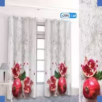 پرده تصویری طرح انار برند پرنا