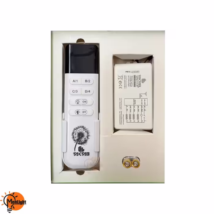 ریموت کنترل 4 کانال تکتاب