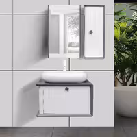 روشویی کابینتی تولیدی حبیبی سایز 40*70 کد RO-001