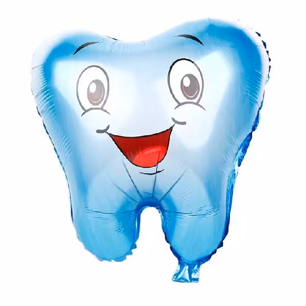 بادکنک فویلی دندان پسرانه