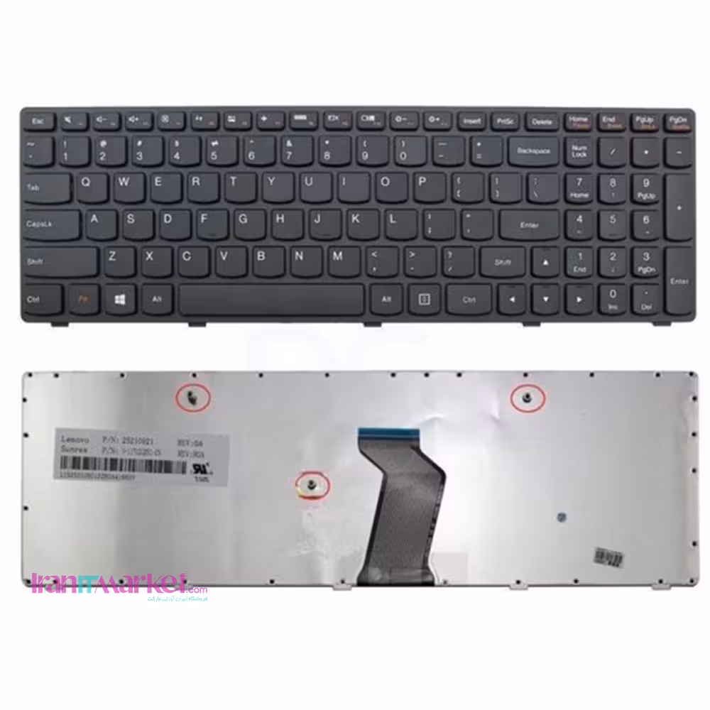 کیبورد لپ تاپ لنوو KEYBOARD LENOVO Ideapad G500