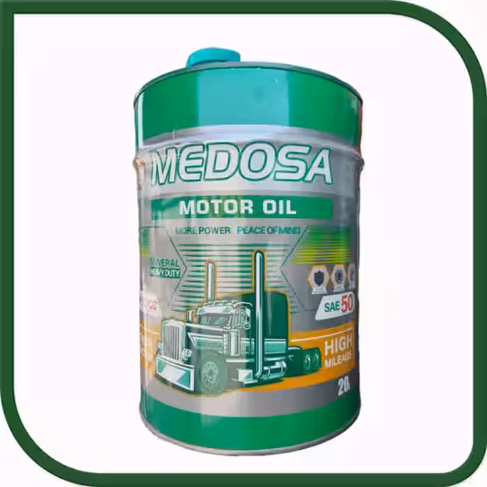 روغن موتور دیزلی W50 مدوسا CC چلیک بیست لیتری فلزی