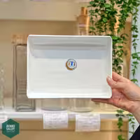تارت مستطیل سرامیک سفید