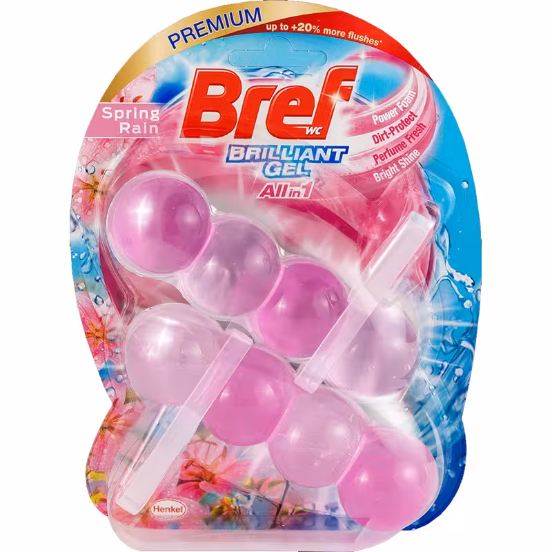 قرص خوشبو کننده توالت فرنگی برِف مدل spring rain بسته 2 عددی | کالا مکس