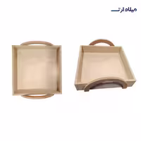 بیس MDF سینی دسته زنبیلی35*35ارتفاع6سانت