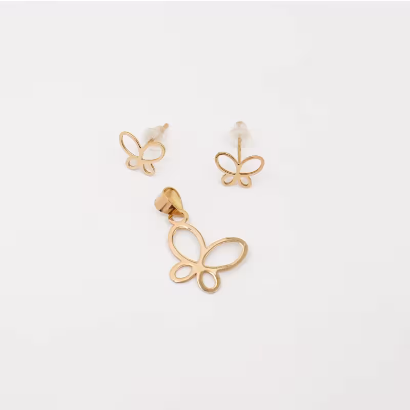 نیم ست سبک طرح پروانه