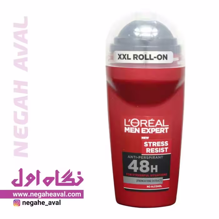 رول ضدتعریق مردانه Stress Resist لورآل حجم 50 میلی لیتر