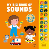 کتاب بزرگ صداها my big book of sounds با بیش از 100 کلمه و صدا
