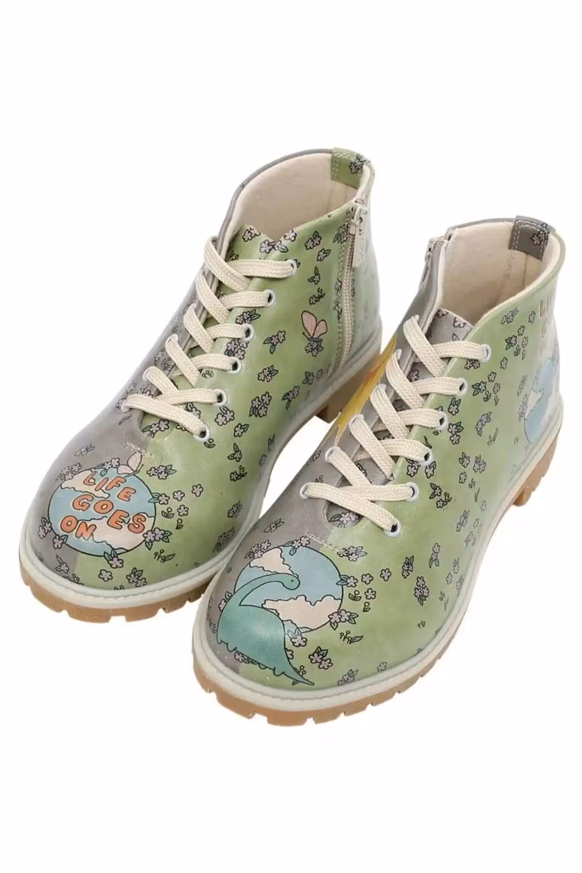 نیم‌ بوت زنانه براق در رنگ‌های متنع از جنس چرم گیاهی – 6185