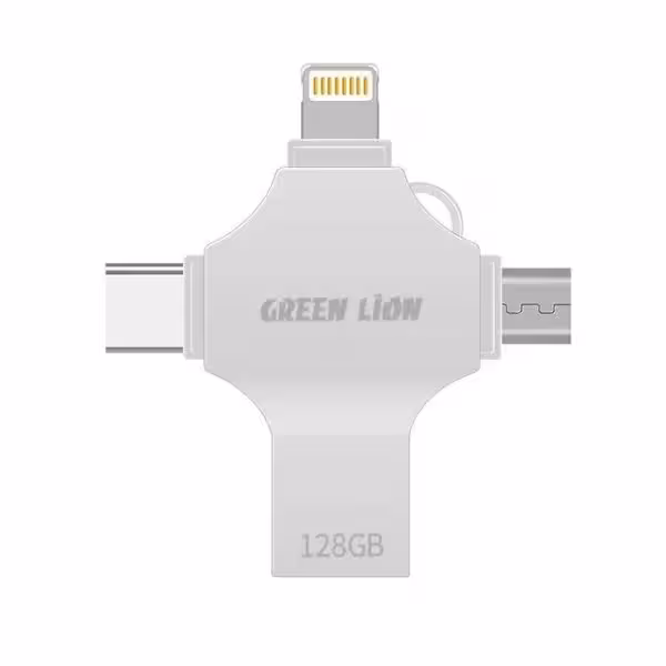 فلش مموری گرین لاین مدل FD-4 IN 1-128GB ظرفیت 128 گیگابایت