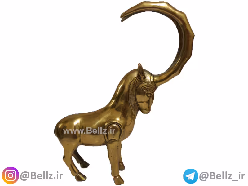 مجسمه بز (قوچ , کل) برنزی