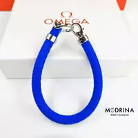 دستبند امگا رابر آبی کاربنی مستر OMEGA