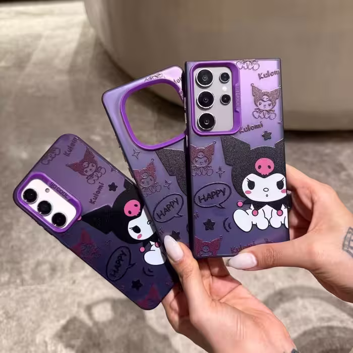 قاب عروسکی طرح happy kuromi مناسب برای سامسونگ A16Happy Kuromi doll case suitable for Samsung A16