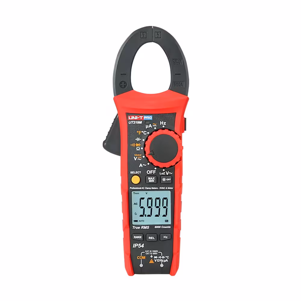 کلمپ متر دیجیتال 600 آمپر یونیتی کد UT219M